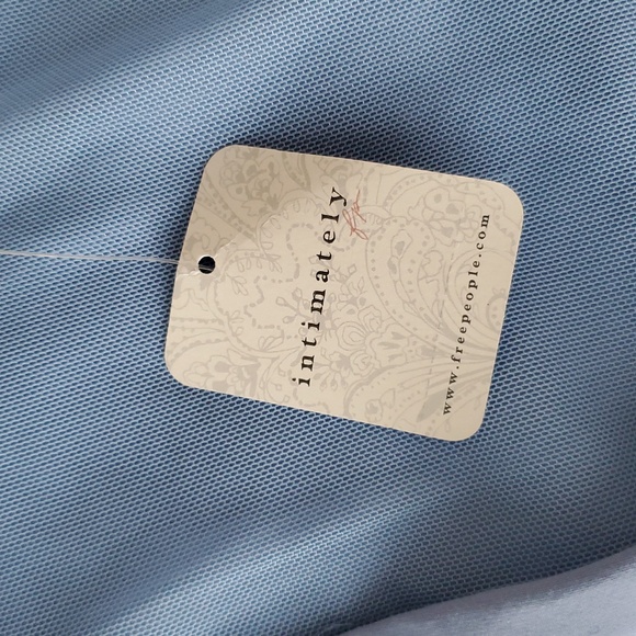 Anthropologie intimately free people blue bodysuit sz Large - Picture 6 of 8